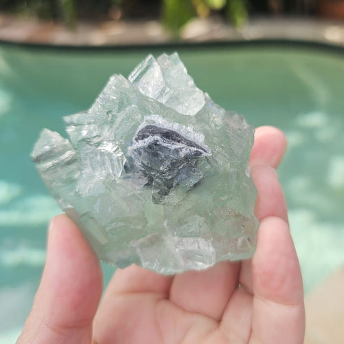 Green Cubed Fluorite Collector Specimen | Zhejiang China 191gms