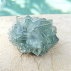 Green Cubed Fluorite Collector Specimen | Zhejiang China 330gms