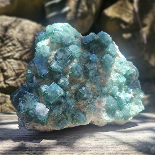 Green Cubic Fluorite Specimen | 7.7kg