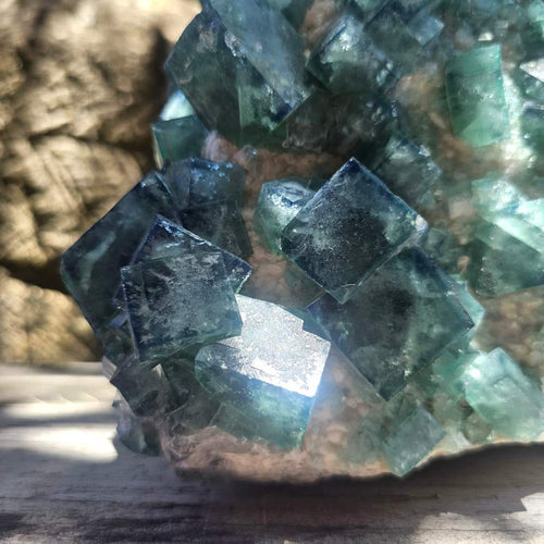 Green Cubic Fluorite Specimen | 7.7kg