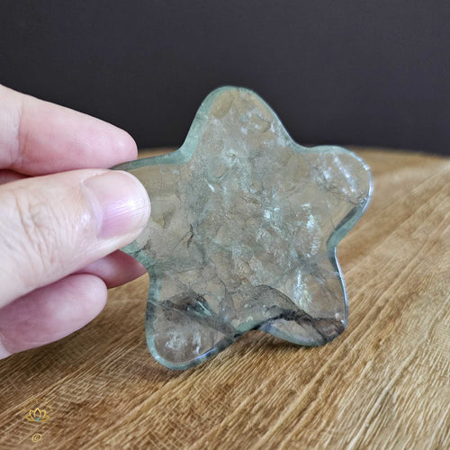 Green Fluorite Smiling Star | 102gms