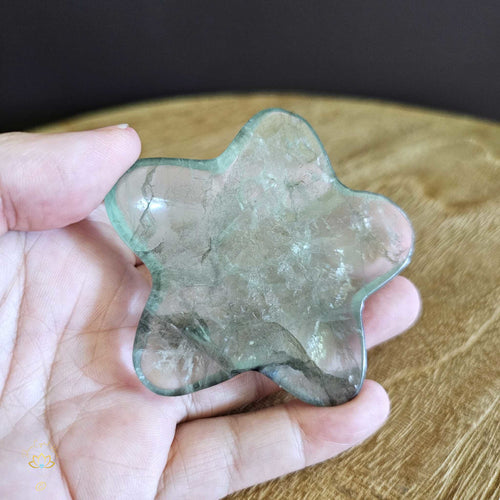 Green Fluorite Smiling Star | 102gms