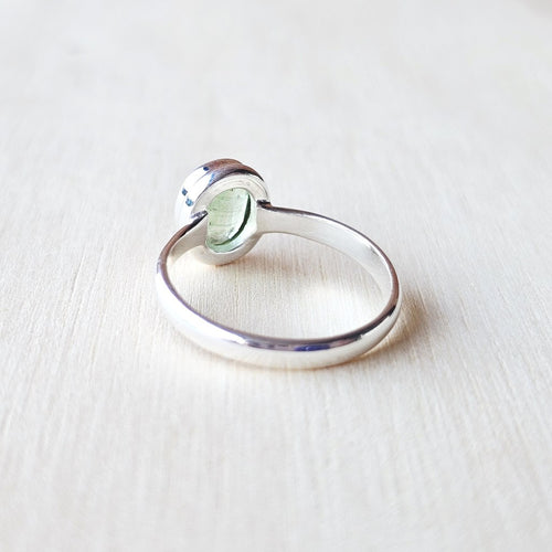 Green Kyanite Faceted Ring | Ring Of Passion