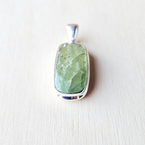 Green Kyanite Pendant | Chakra Boost