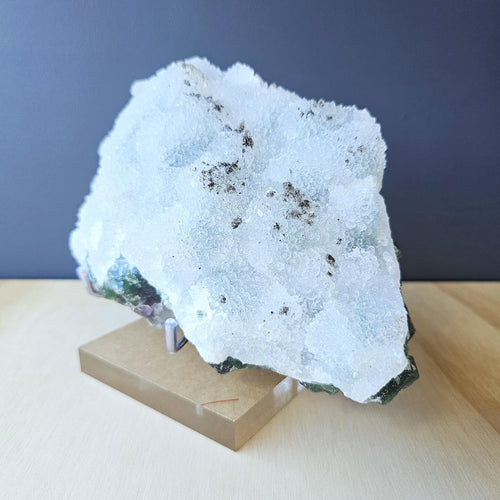 Green Purple Fluorite With Quartz Overgrowth | Specimen 1.76kg