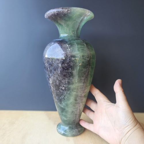 Green & Purple Fluorite Vase | 3.7kg