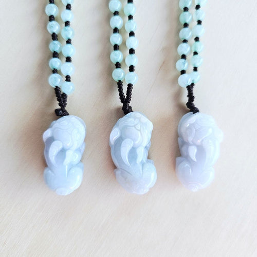 Guatemalan Jade Pixiu Necklace | The Calm Companion