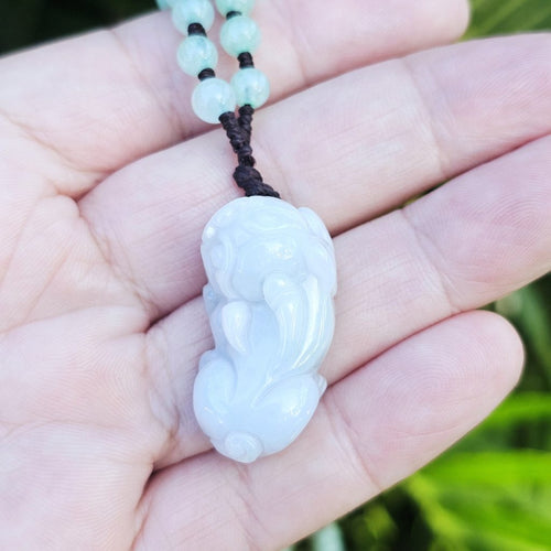 Guatemalan Jade Pixiu Necklace | The Calm Companion