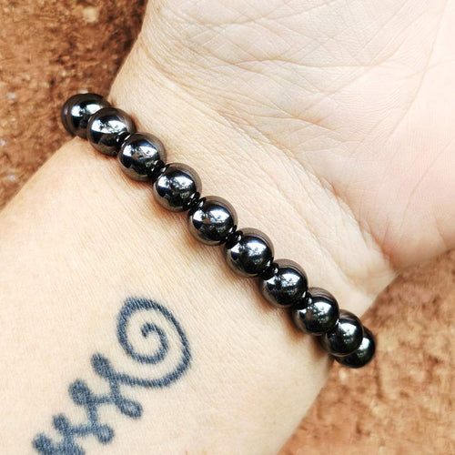 Hematite Crystal Bracelet | Grounded Strength
