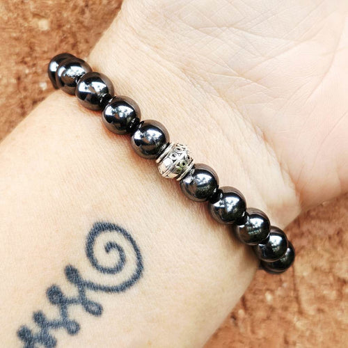 Hematite Crystal Bracelet | Grounded Strength