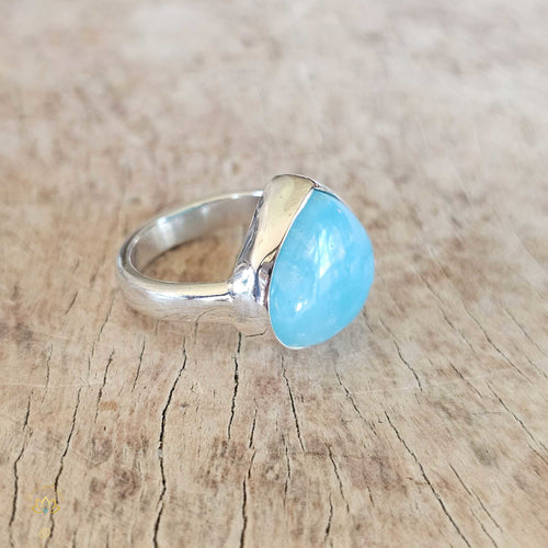 Hemimorphite Ring | Radiator Of Peace