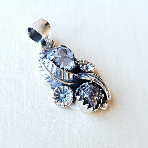 Herkimer & Campo Del Cielo Pendant | Celestial Garden