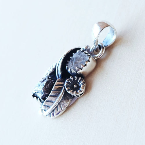 Herkimer & Campo Del Cielo Pendant | Celestial Garden