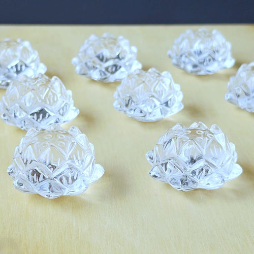 Himalayan Natural Quartz - A Grade Lotus Carvings | Lotus Of Divinity
