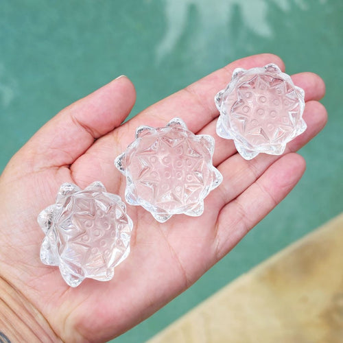 Himalayan Natural Quartz - A Grade Lotus Carvings | Lotus Of Divinity
