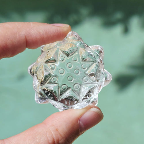 Himalayan Natural Quartz - A Grade Lotus Carvings | Lotus Of Divinity