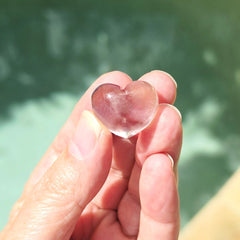 Himalayan Natural Quartz - Puffy Hearts | Light Hearted