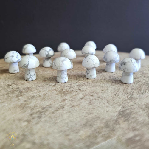 Howlite Mini Mushrooms