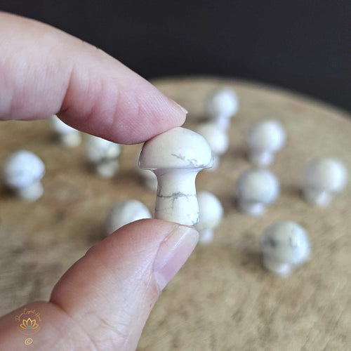 Howlite Mini Mushrooms