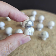 Howlite Mini Mushrooms