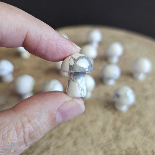 Howlite Mini Mushrooms