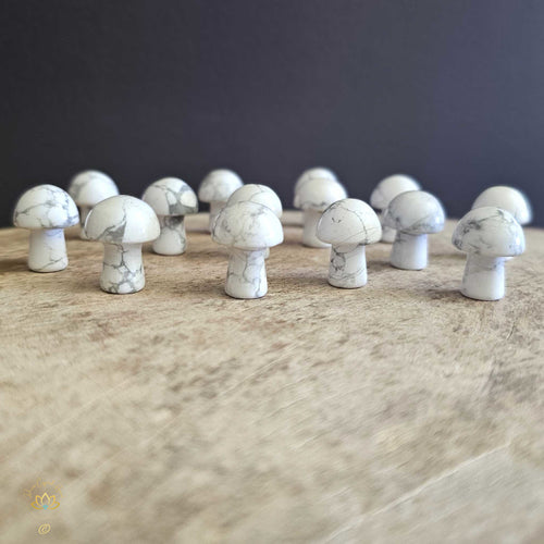 Howlite Mini Mushrooms