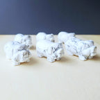 Howlite Pig | The Peaceful Prosperity Pig