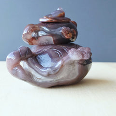 Hubei Agate Teapot With Bird Lid | Tea For Two
