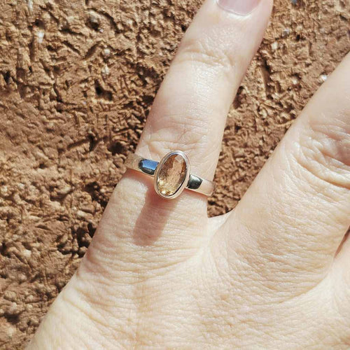 Imperial Topaz Faceted Ring | Conduit Of Light