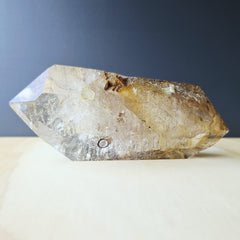 Inclusion Enhydro Quartz Double Termination | Reflections Of The Ancients