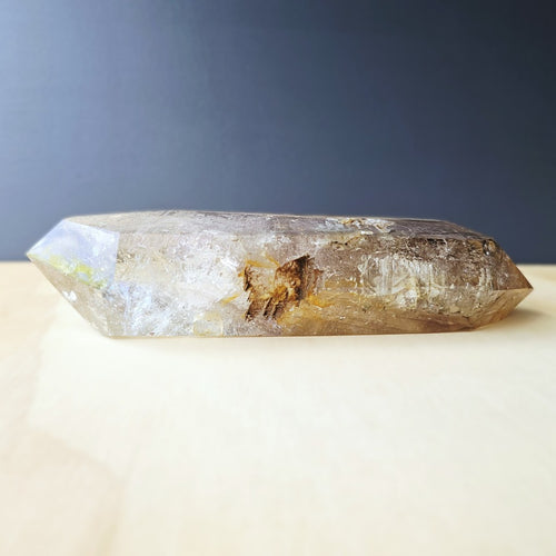 Inclusion Enhydro Quartz Double Termination | Reflections Of The Ancients