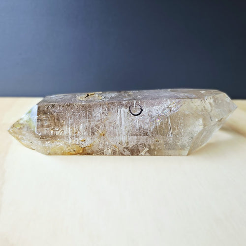 Inclusion Enhydro Quartz Double Termination | Reflections Of The Ancients