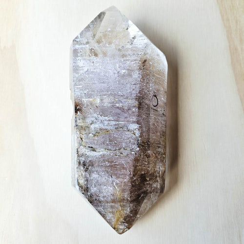 Inclusion Enhydro Quartz Double Termination | Reflections Of The Ancients