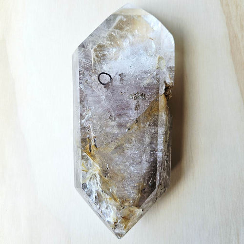 Inclusion Enhydro Quartz Double Termination | Reflections Of The Ancients