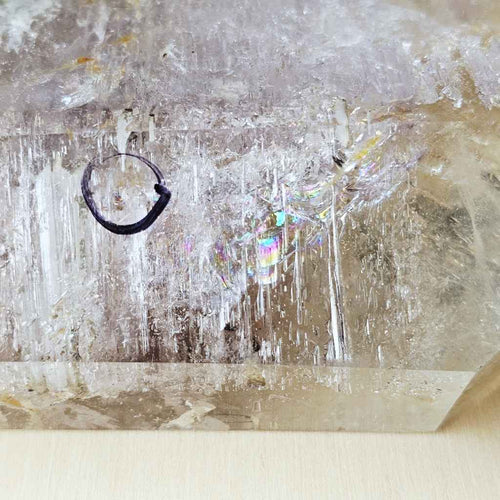 Inclusion Enhydro Quartz Double Termination | Reflections Of The Ancients
