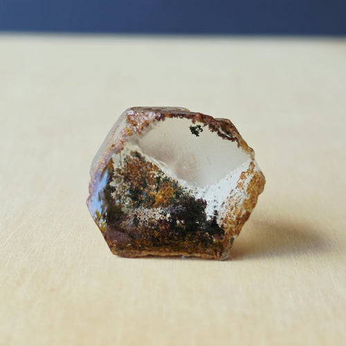 Inclusion Quartz Cut-Termination Crystal | Earth Suspended