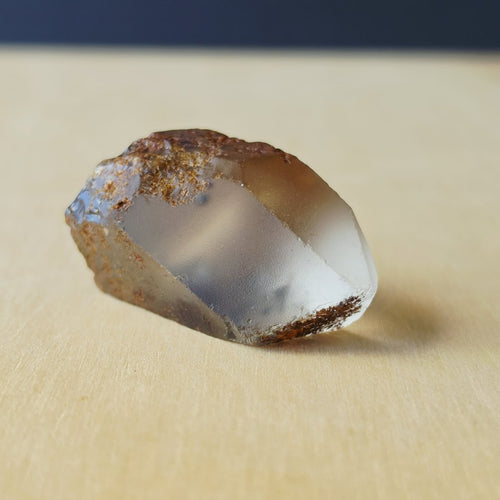 Inclusion Quartz Cut-Termination Crystal | Earth Suspended