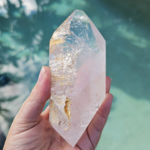 Inclusion Quartz Double Termination | Even Flow