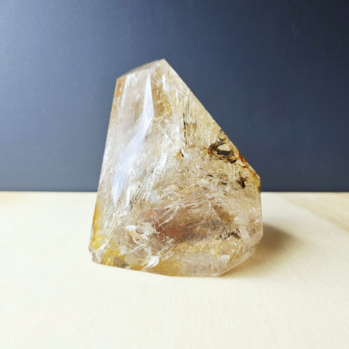 Inclusion Quartz Enhydro Faceted Freeform | Ancient Waters