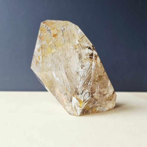 Inclusion Quartz Enhydro Faceted Freeform | Ancient Waters