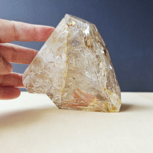 Inclusion Quartz Enhydro Faceted Freeform | Ancient Waters