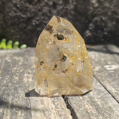 Inclusion Quartz Faceted Freeform | Hematite Untamed 70gms