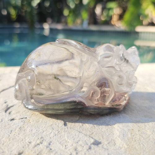 Inclusion Quartz Pixiu | Grounded In Energy