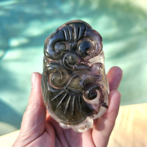 Inclusion Quartz Pixiu | Grounded In Energy