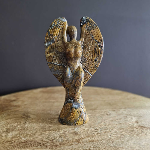 Indonesian Agate Angel | Celestial Earthkeeper