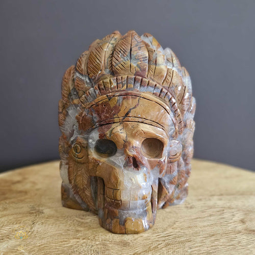 Indonesian Agate Skull | Native Companion