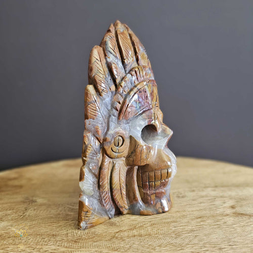 Indonesian Agate Skull | Native Companion