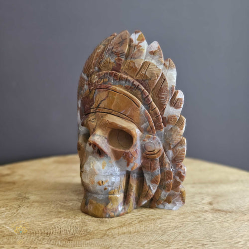 Indonesian Agate Skull | Native Companion