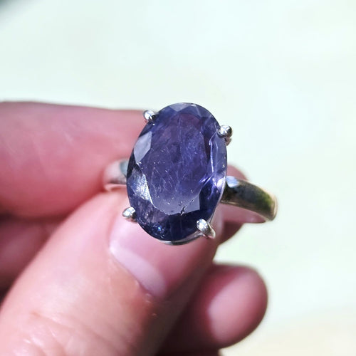 Iolite Faceted Ring | Inner Compass
