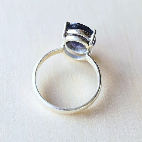Iolite Faceted Ring | Inner Compass